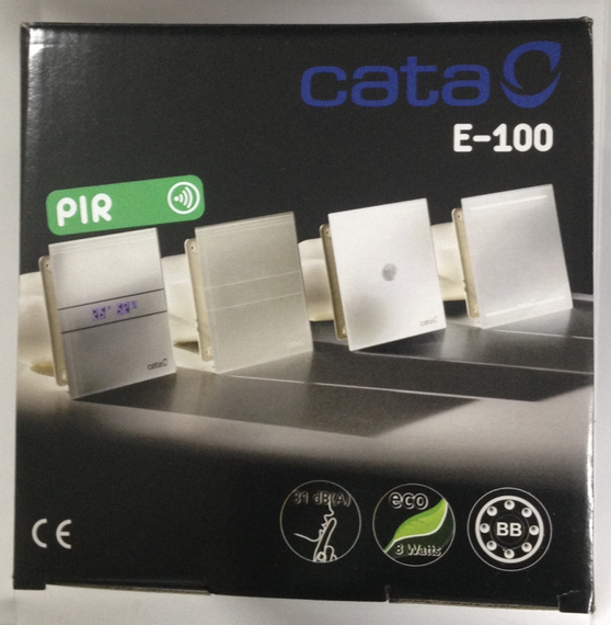Накладной вентилятор Cata E 100 (PIR) Sensor (Таймер, Датчик движения)