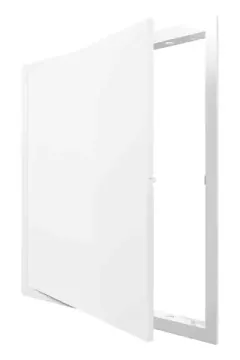 Люк ревизионный LN фланец 350х350 нажимной 377х3777 пластик EVECS