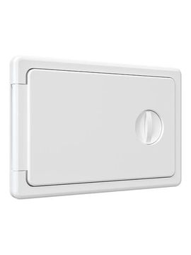 Люк ревизионный ЛТП накладной ручка-задвижка 150х100 пластик EVECS