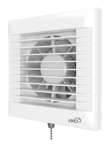 Вентилятор накладной EURO D125 тяговый выключатель автоматическое жалюзи ERA