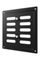 Решетка вентиляционная MER регулируемая 150x154 окраш.сталь Black ERA