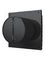 Вентилятор накладной SILENT D125 обратный клапан Matt black DICITI