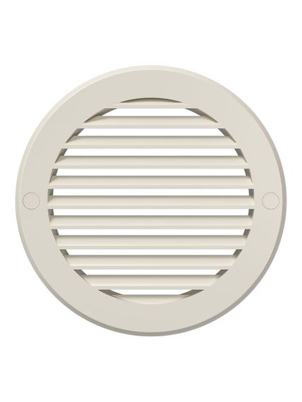 Решетка вентиляционная РКН фланец D160 D196 ASA Ivory ERA