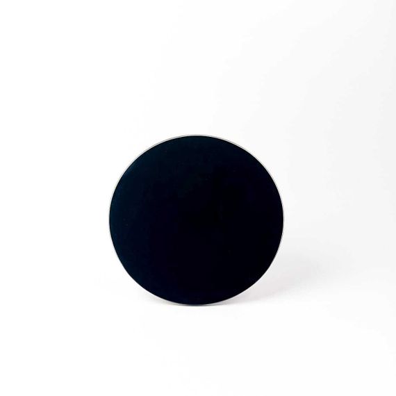 Анемостат-диффузор дизайнерский DN 125 круг черный (RAL9005) глянец