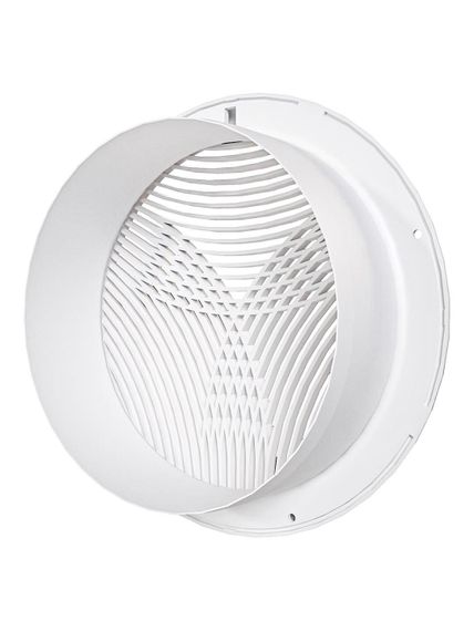 Решетка вентиляционная РПКФ фланец D160 разъемная D200 пластик ERA