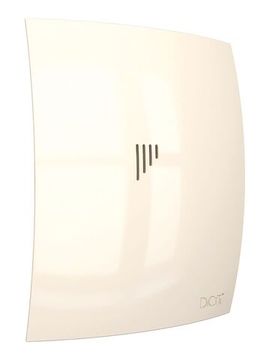 Вентилятор накладной BREEZE D100 обратный клапан Ivory DICITI