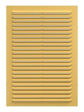 Решетка вентиляционная С сетка 171х241 пластик Beige ERA