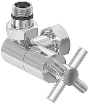 Вентиль Сунержа 3D левый крест (G 1/2" НР х G 3/4" НГ)