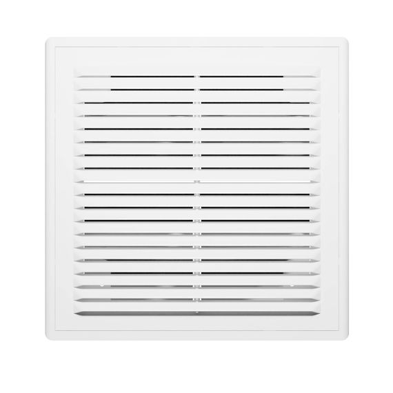 Решетка вентиляционная R2121BV обратный клапан разъемная 210х210 пластик ERA