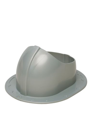 Проходной элемент для фальцевой кровли и готовой кровли из гибкой черепицы, серебристый RAL 9022, серия Static