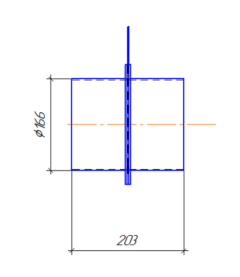 Шибер/задвижка D 160 мм полипропилен