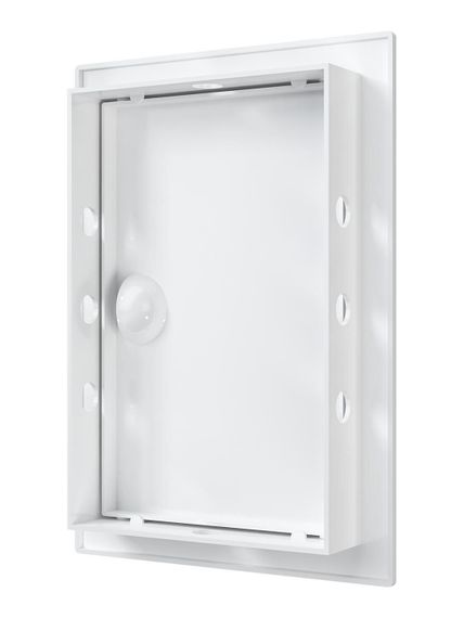 Люк ревизионный ЛР фланец 98х148 ручка 122х172 пластик EVECS