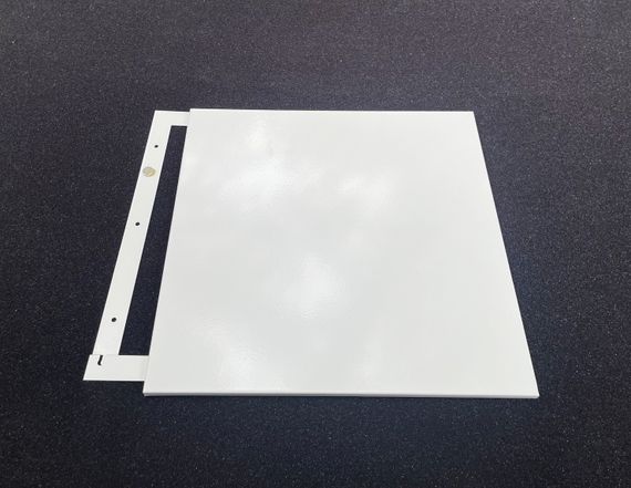 Металлический накладной съемный люк 150х150мм на магнитах