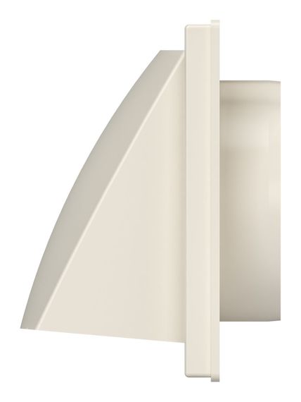 Выход стенной КФВ фланец D100 обр.клапан 150x150 ASA Ivory ERA