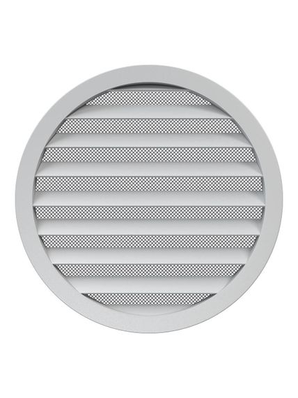 Решетка вентиляционная РКМ фланец D200 сетка D225 алюминий ERA