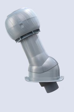 Готовый комплект, изолированный для кровли с профилем Монтеррей (Monterrey) и его аналогами d 150/160 мм, цвет серебристый RAL 9022, серия Static