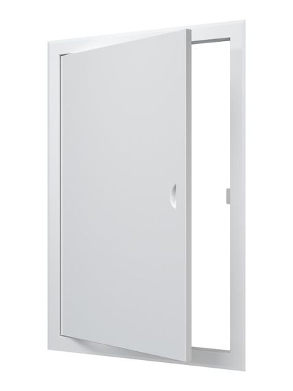 Люк ревизионный ЛТМп фланец 400х600 ручка магнит 460х660 окраш.сталь EVECS