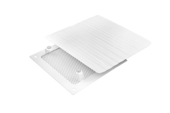 Решетка на магнитах квадратная РДВ-150 Волна, белая