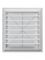 Решетка вентиляционная AIRVENT регулируемая жалюзи 402х442 пластик ERA