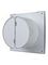 Вентилятор накладной AURA D125 обратный клапан Gray metal DICITI