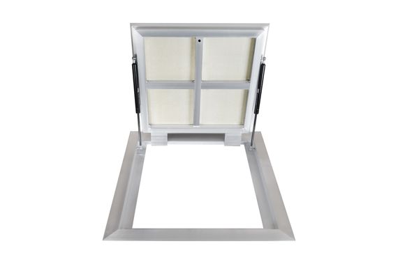 Люк напольный Периметр 900х1000 Углом (с амортизаторами)