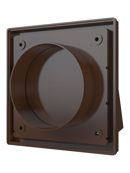 Выход стенной КФВ фланец D100 обр.клапан 150x150 ASA Ivory ERA