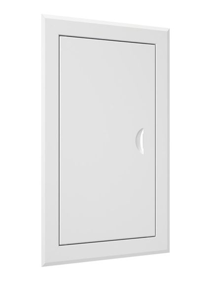 Люк ревизионный ЛТМп фланец 200х350 ручка магнит 260х410 окраш.сталь EVECS