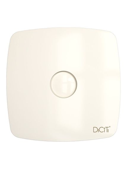 Вентилятор накладной RIO D125 обратный клапан Ivory DICITI