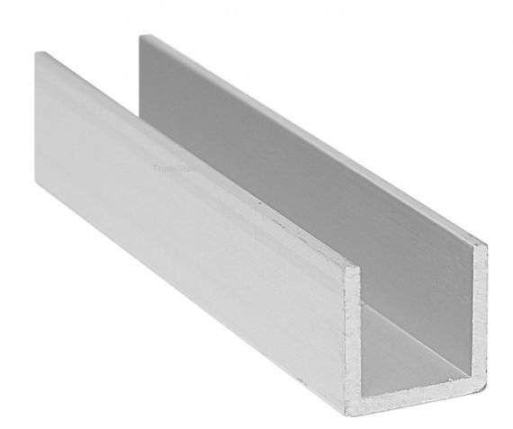 Алюминиевый швеллер 10x10х10х1,5 (3 метра)