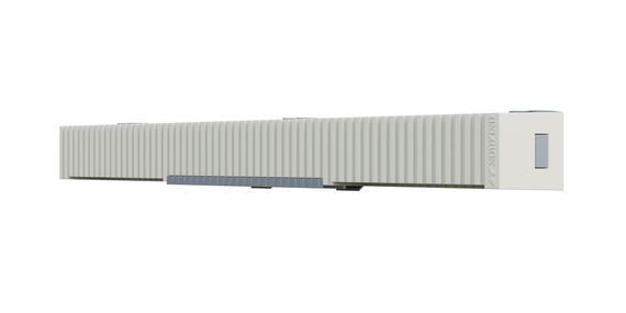 Подоконный приточный клапан Norvind City для навесных фасадов