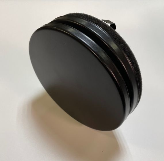 Диффузор DEC DVSR 160 Black Matte приточный шумоподавляющий стальной