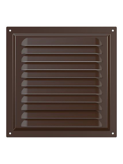 Решетка вентиляционная МЭ сетка 200х200 окрашенная сталь Brown ERA