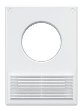 Решетка вентиляционная РУФ фланец D100/60х120 разъемная 185х254 пластик ERA