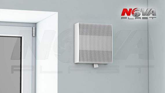Приточный стеновой клапан NovaSTYLE 1.0 м. с фильтром