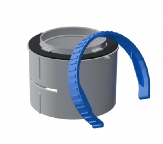 Фланец соединительный Flexag FL75-G, цвет серый