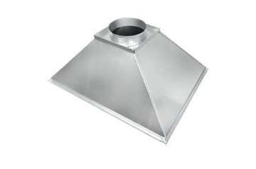 Зонт купольный 1000х600/ф160 мм