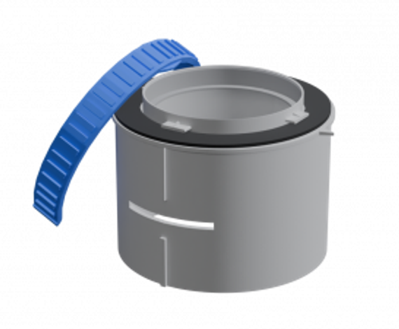 Фланец соединительный Flexag FL90-G, цвет серый