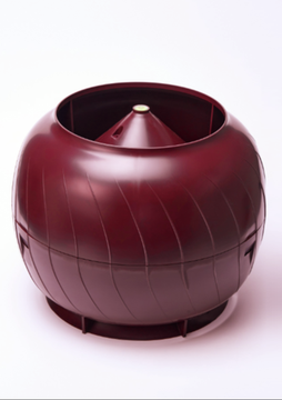 Дефлектор статический (колпак), Ø 160 мм бордовый RAL 3009, серия Static