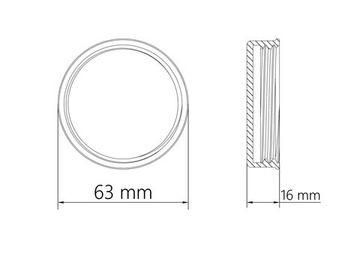 Заглушка на воздуховод AirDS, 75 мм
