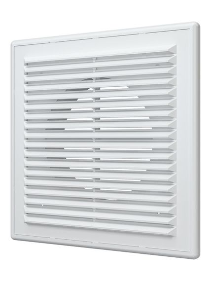 Решетка вентиляционная RF. фланец D125 разъемная 209х209 пластик ERA