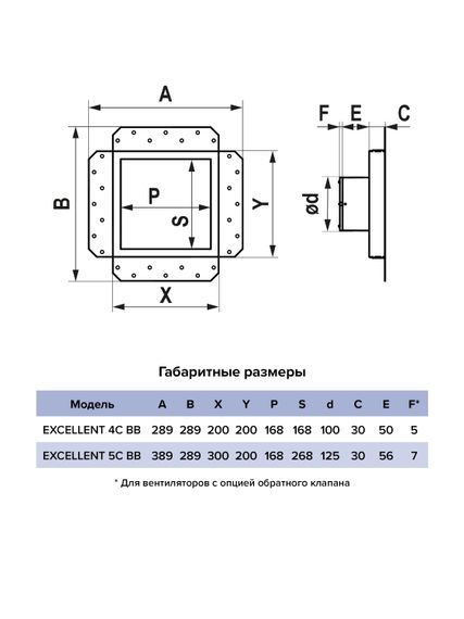 Вентилятор встраиваемый EXCELLENT D100 осевой обр.клапан шариковый подшипник черный матовый ERA