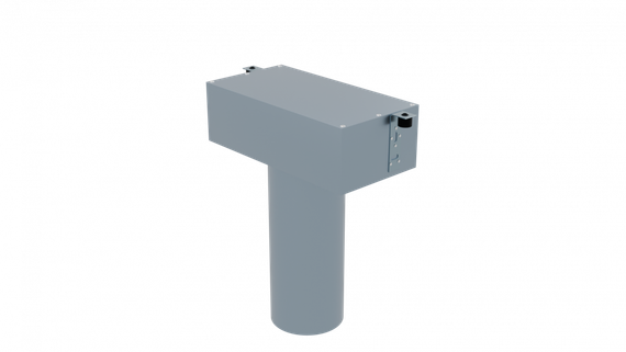 Flexag PCP-125/90x3 пленум вентиляционный потолочный, D125, на 3 выxода, L=300 мм