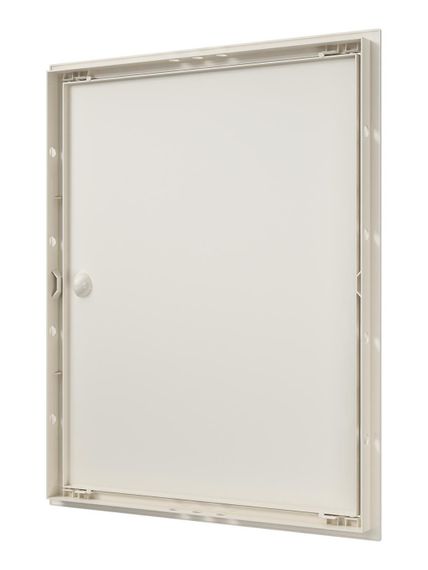 Люк ревизионный ЛР фланец 396х496  ручка 418х518 пластик Ivory EVECS