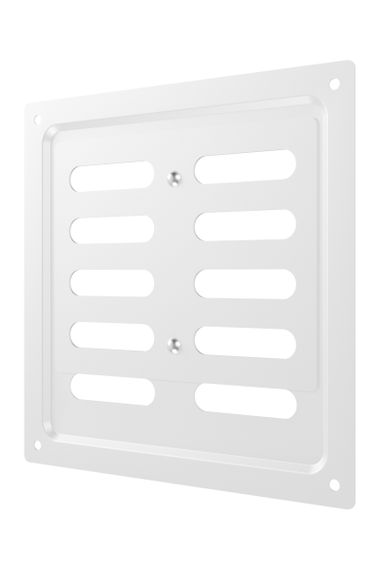 Решетка вентиляционная MER регулируемая 150x154 окраш.сталь White ERA