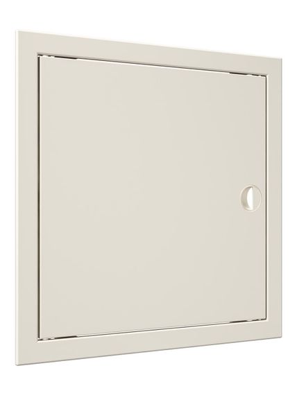 Люк ревизионный ЛР фланец 296х296 ручка 318х318 пластик Ivory EVECS