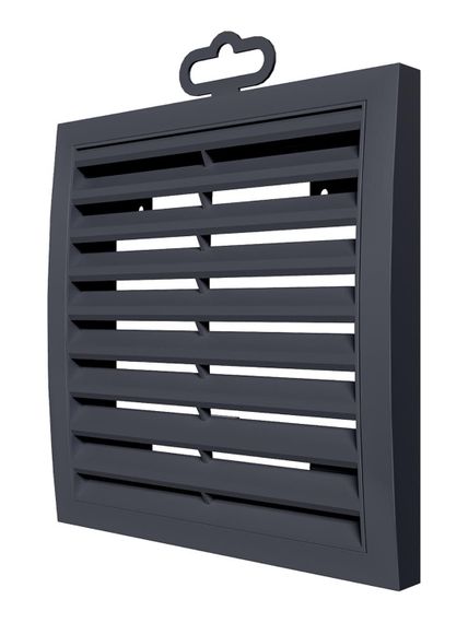 Решетка вентиляционная РРН разъемная 150х150 ASA Gray ERA