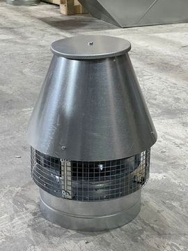 Крышный жаростойкий вентилятор ВКР 200 (d200мм, +120 °C)