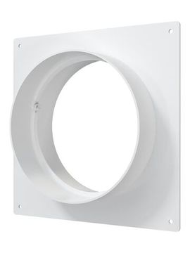 Площадка торцевая SKNP фланец D125 соединитель 165х150 пластик ERA