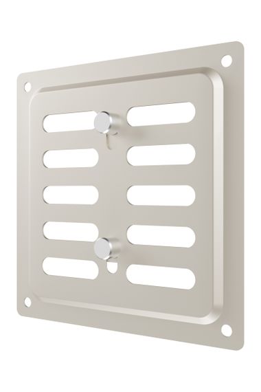 Решетка вентиляционная MER регулируемая 100x100 окраш.сталь Beige ERA