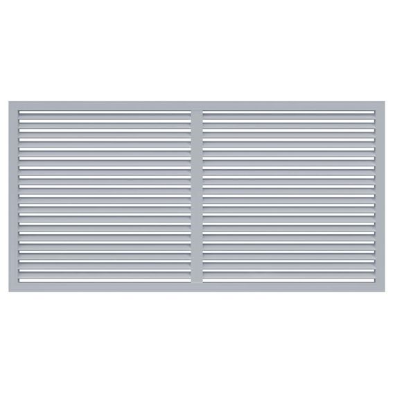 Экран радиаторный ПР фланец 600х1200 пластик Gray ERA